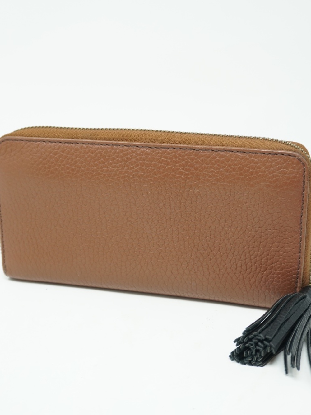 FOSSIL "Tara" Large Continental Zip Around Wallet in Brown Leather - Picture 4 of 5